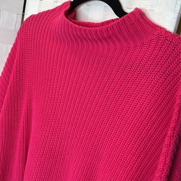 Pink Long Sleeve Knit Sweater SZ Large - Picture 3 of 6